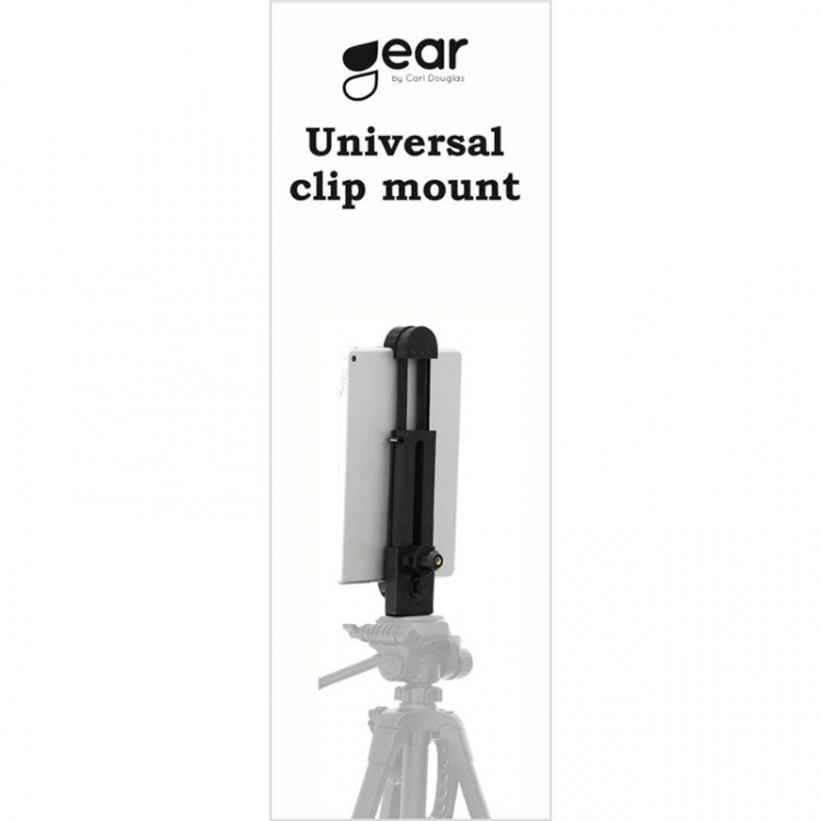 Gear Tablet/Smartphone Holder Stativ Med 1/4 Stativgevind Sort