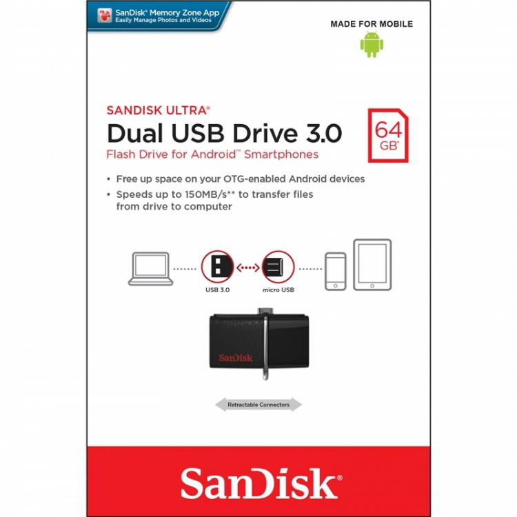 SanDisk USB Ultra 130MB/s 64GB