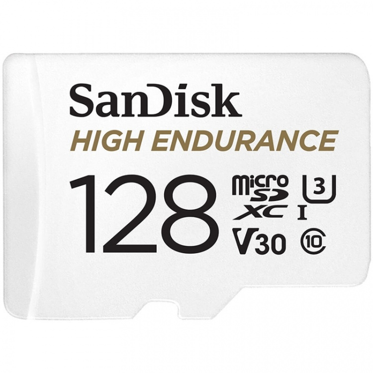 SANDISK MicroSDXC 128GB High Endurance med adapter