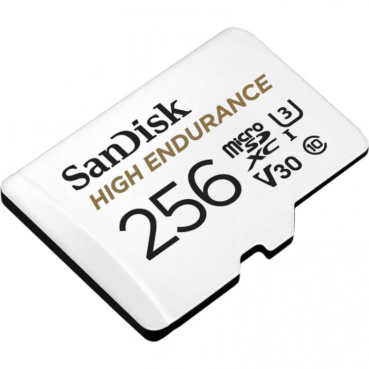 SANDISK MicroSDXC 256GB High Endurance med adapter