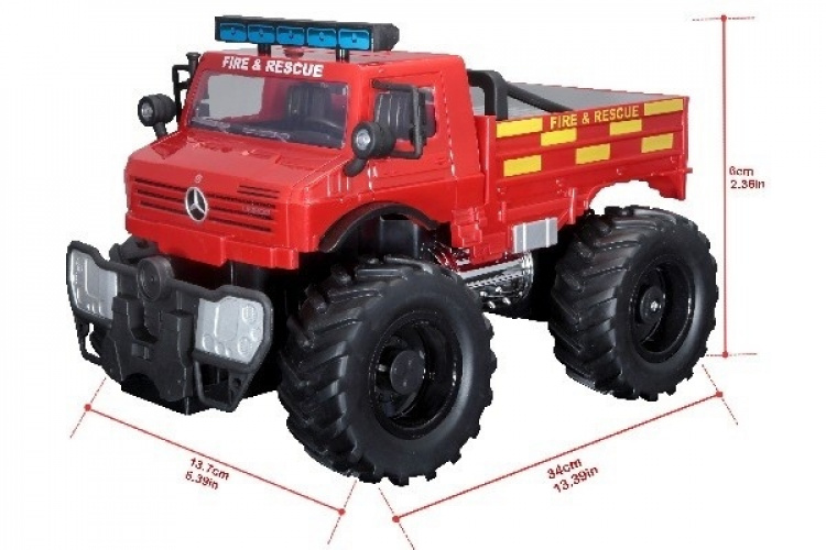 MAISTO R/C M-B U5000 Unimog (Fire Rescue) R/C 1:16 27Mhz