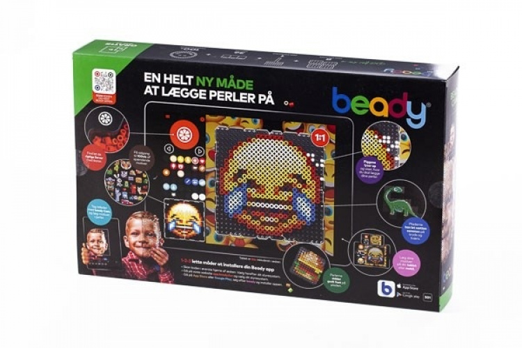 Beady Family 14.400 perler, 8 plader, 1 skraber