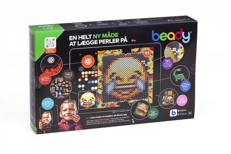 Beady Family 14.400 perler, 8 plader, 1 skraber