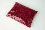 Voksperler 4mm 500g rød