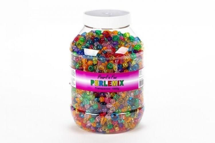 PEARLFUN Pearl`n fun perlemix transparent bøtte 1000g