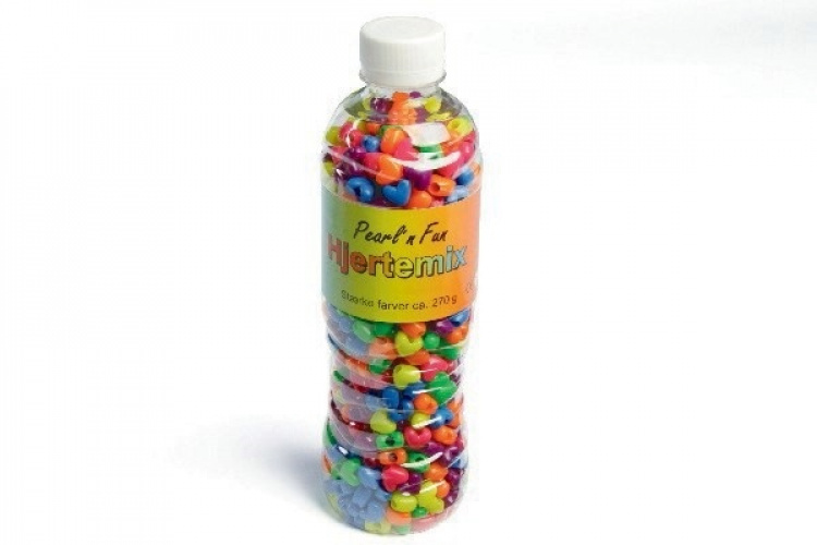 PEARLFUN Pearl`n Fun Hjertemix 270g stærke farver