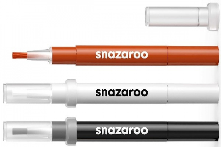 SNAZAROO Sminkefarve penselmaling 3stk. sort/hvid/orange