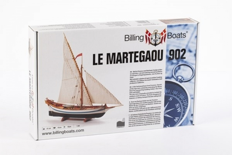 Billing Boats 1:80 LE MARTEGAOU - Wooden hull