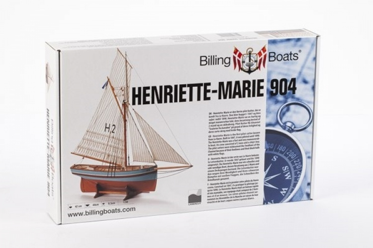 Billing Boats 1:50 HENRIETTE MARIE - Wooden hull