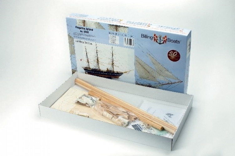 Billing Boats 1:100 Fregatten Jylland limited editi -Wooden hull