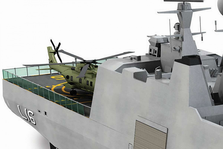 Billing Boats 1:100 Absalon DK -Plastic hull -L16 / L17 decals