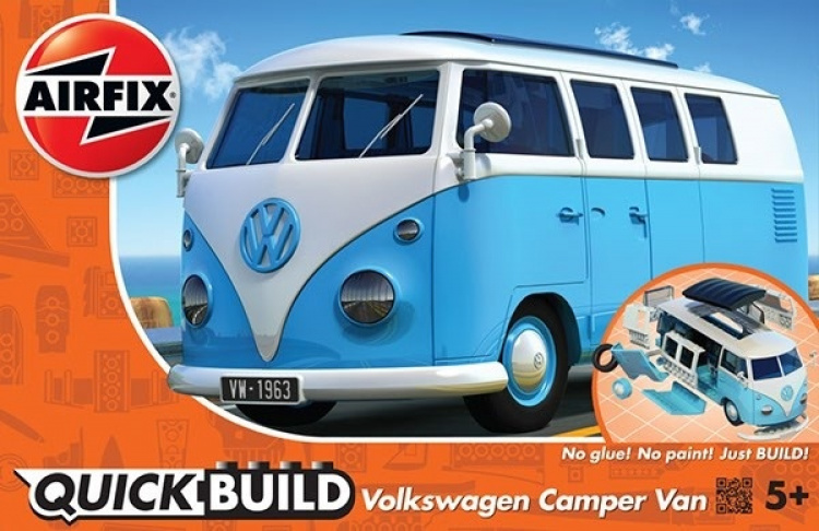 AIRFIX Quickbuild VW Camper Van - Blue