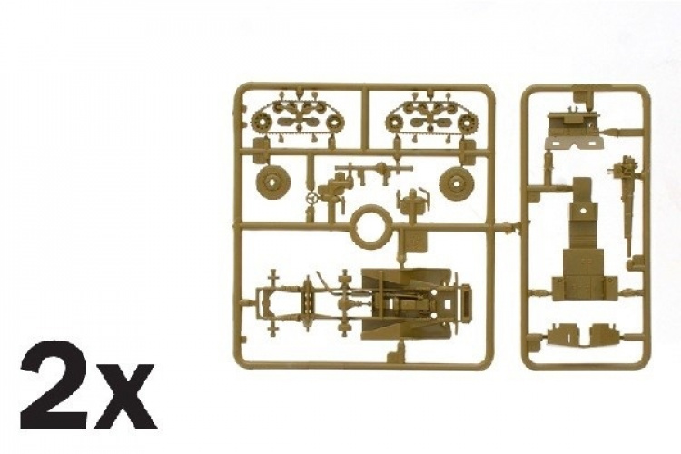 Italeri 1:72 M3 75mm HALF TRACK (2 F.A.)