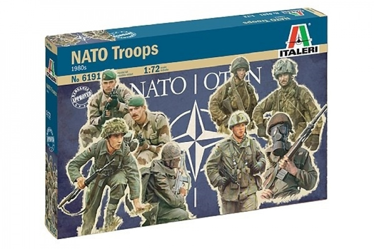 Italeri 1:72 NATO Troops - contains 48 figures