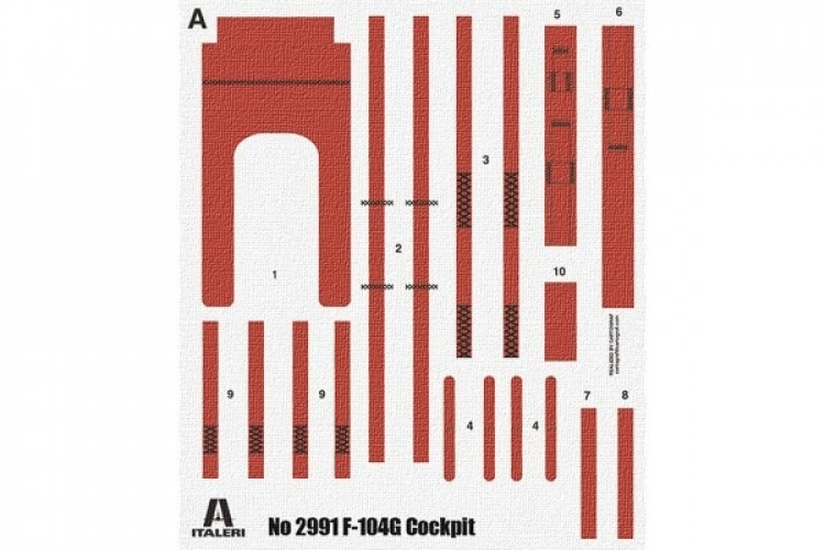 Italeri 1:12 F-104G Cockpit