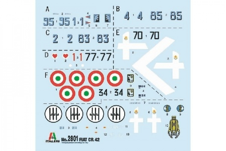 ITALERI 1:48 Fiat CR.42 \'\'Falco\'\'