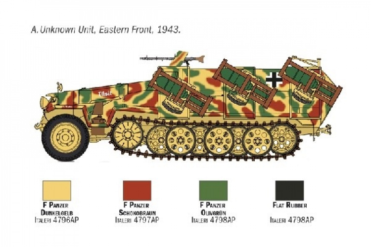 ITALERI 1:72 Sd.Kfz. 251/1 \'\'Stuka Zu Fuss\'\'