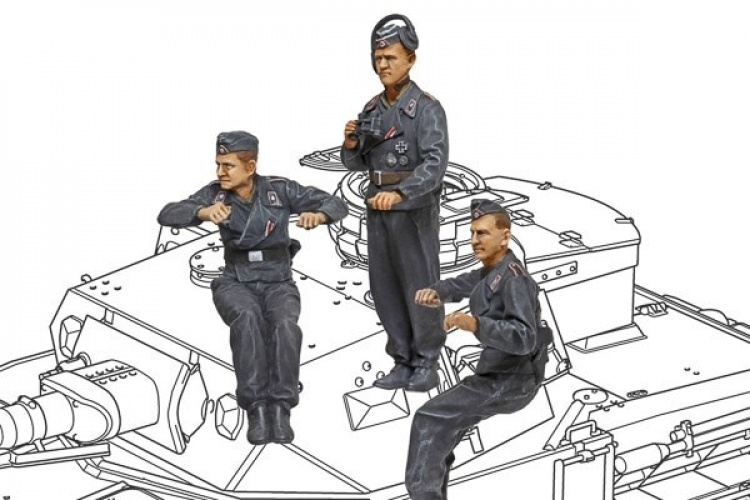 Tamiya 1/35 German Tank Panzerkampfwagen IV Ausf.F