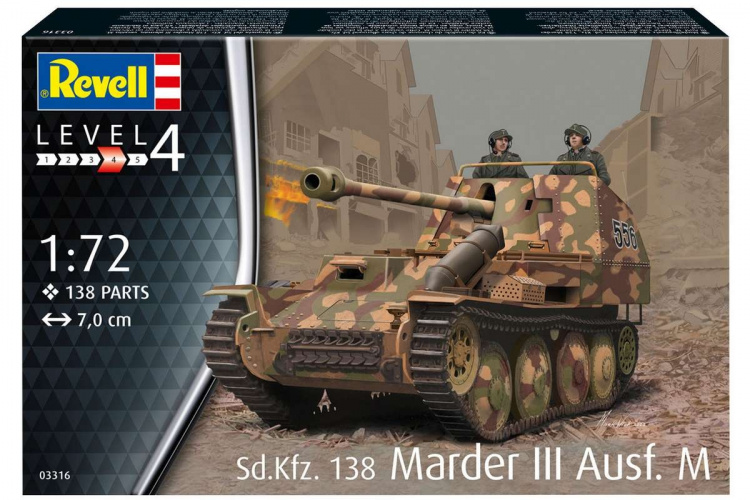 Revell 1:72 Sd. Kfz. 138 Marder III Ausf. M