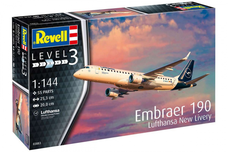 Revell Embraer 190 Lufthansa New Livery