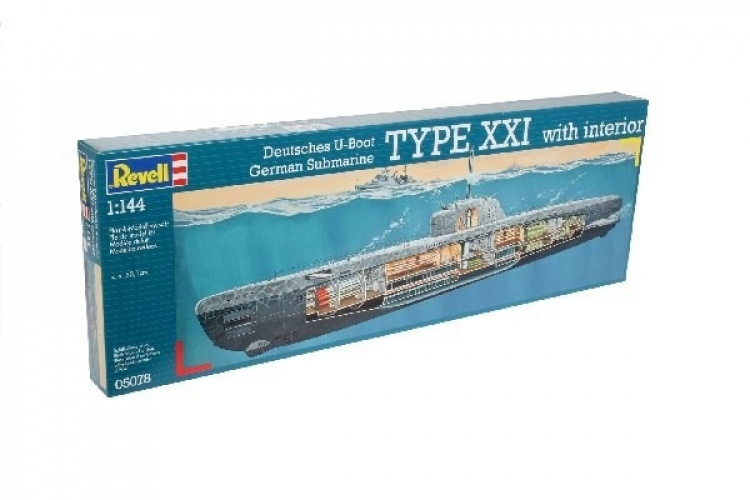 Revell U-Boat XXI Type w, Interieur