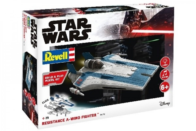 Revell 1:44 Modstandsbevægelsen A-wing Fighter, blå Revell 1:44 Modstandsbevægelsen A-wing Fighter, blå