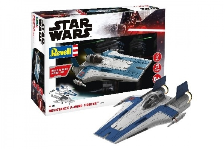 Revell 1:44 Modstandsbevægelsen A-wing Fighter, blå Revell 1:44 Modstandsbevægelsen A-wing Fighter, blå