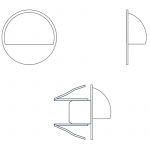 LightsOn Aries 4 lampor 10lm Ø3,5cm Sva