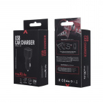 MXCC-01 Biloplader USB (hurtig opladning 2,1A)