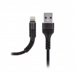 MXUC-01 Lightning-kabel (2A) til hurtig opladning, sort