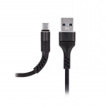 MXUC-01 USB-C-kabel (2A) til hurtig opladning, sort
