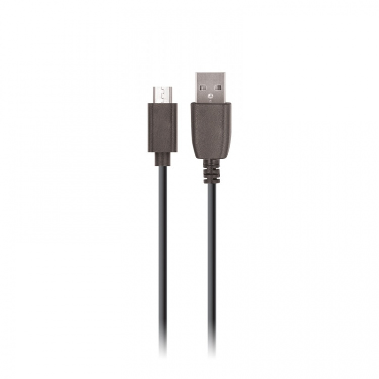 MXTC-01 Vægoplader USB, hurtig opladning (2,1A) + microUSB-kabel, sort