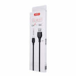 Xo NB103 USB - microUSB-kabel (2,1A) 1m, hvid