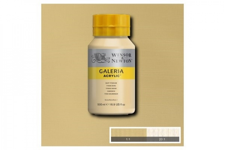 WINSOR Galeria Acrylic 500Ml Buff Titanium 060