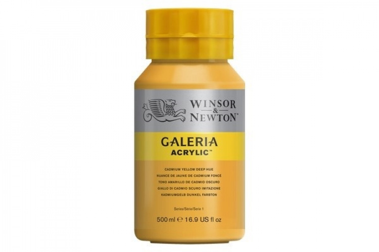 WINSOR Galeria Acrylic 500Ml Cad Yell Deep Hue 115