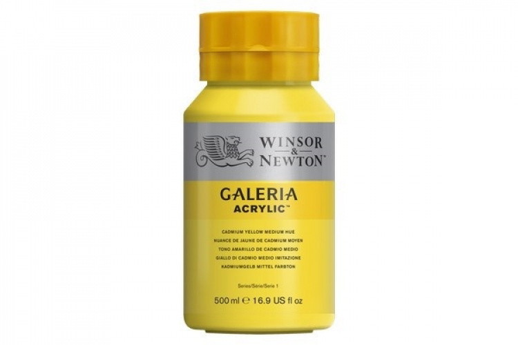 WINSOR Galeria Acrylic 500Ml Cad Yellow Medium H 120