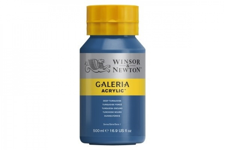 WINSOR Galeria Acrylic 500Ml Deep Turquoise 232