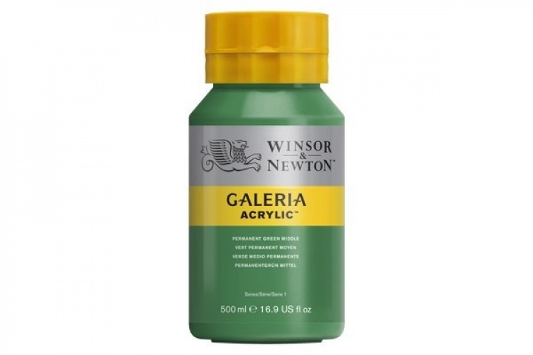 WINSOR Galeria Acrylic 500Ml Perm Green Middle 484