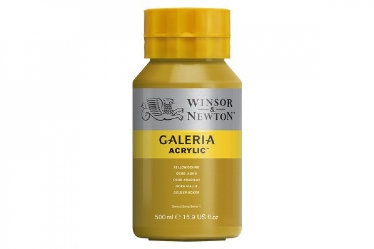 WINSOR Galeria Acrylic 500Ml Yellow Ochre 744