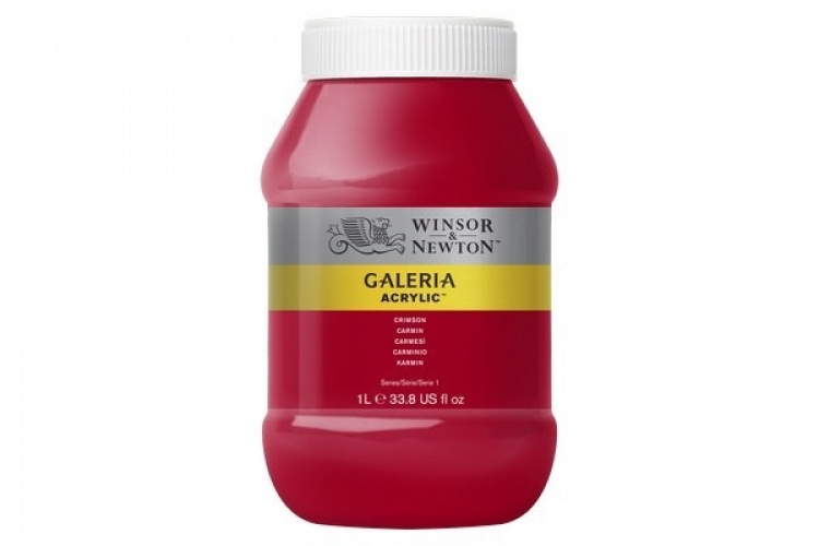 WINSOR Galeria Acrylic 1L Crimson 203