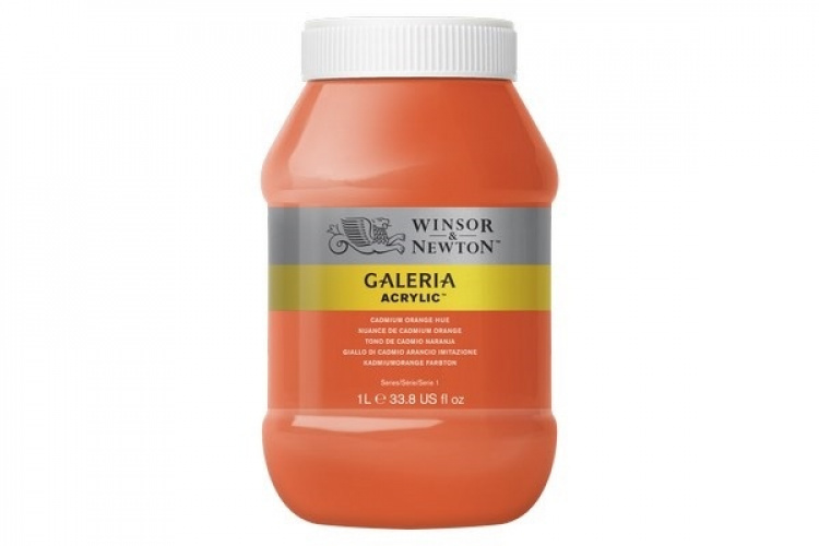 WINSOR Galeria Acrylic 1L Cadmium Orange Hue 090
