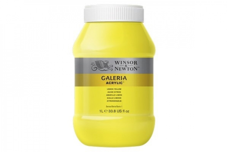 WINSOR Galeria Acrylic 1L Lemon Yellow 346