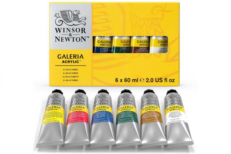 WINSOR Galeria Acrylic 6x60ml set