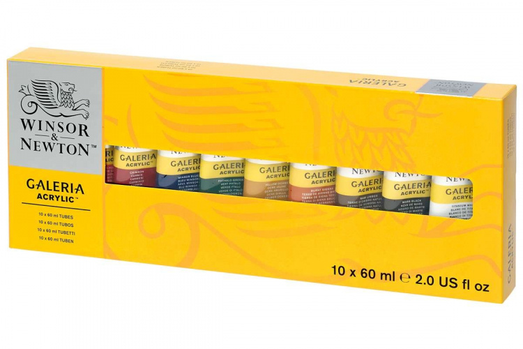 WINSOR Galeria Acrylic 10x60ml set