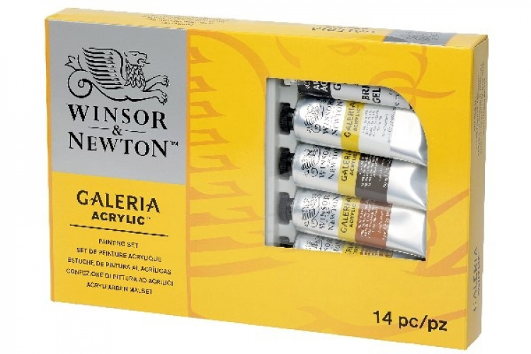 WINSOR Galeria Acrylic Complete Painting set 15pcs