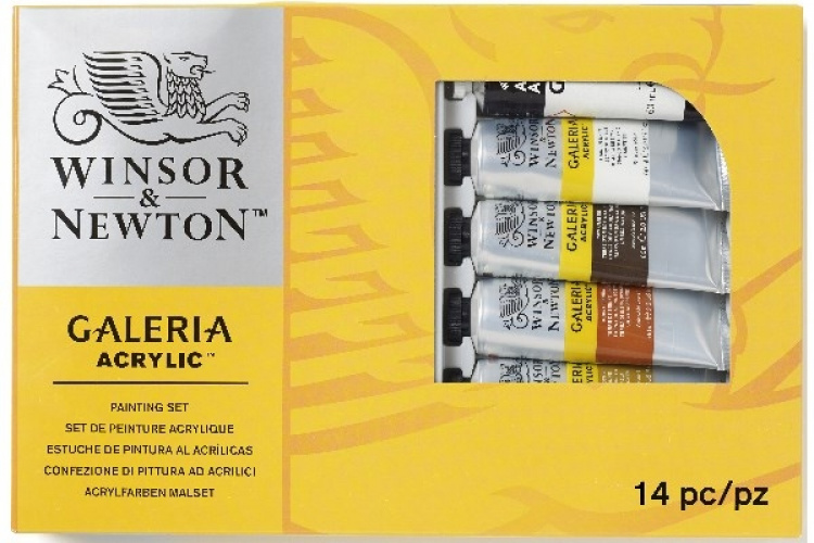 WINSOR Galeria Acrylic Complete Painting set 15pcs