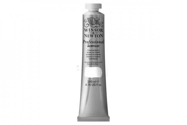 WINSOR Proff. acrylic 200ml titanium white 644