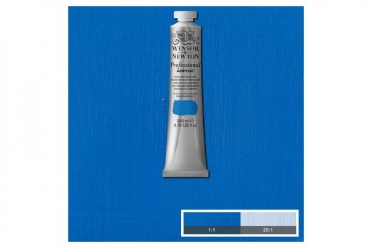 WINSOR Proff. acrylic 200ml cerulean blue hue 139