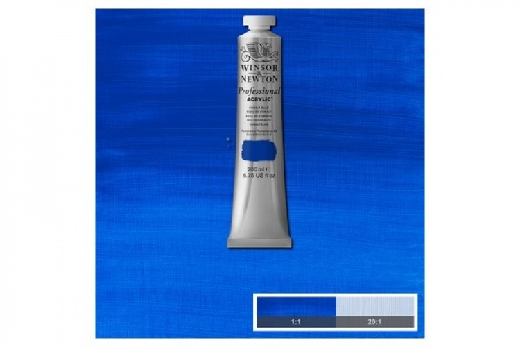 WINSOR Proff. acrylic 200ml cobalt blue 178