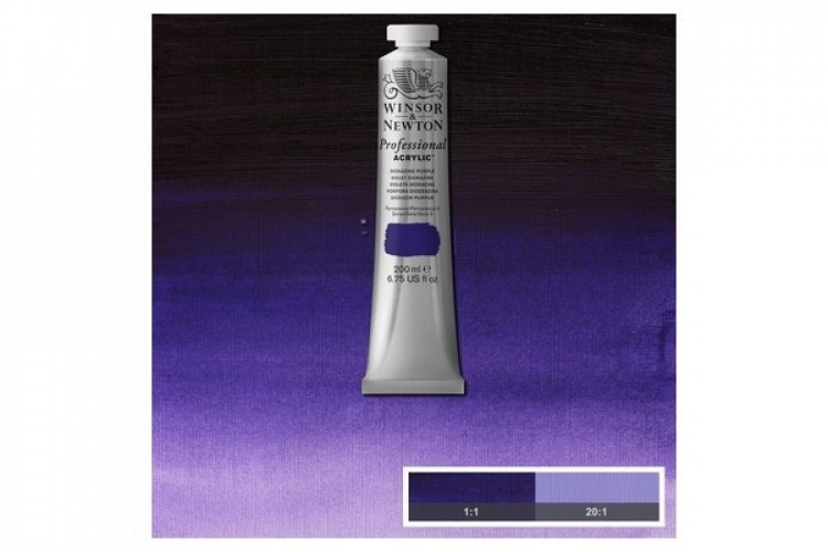 WINSOR Proff. acrylic 200ml dioxazine purple 229